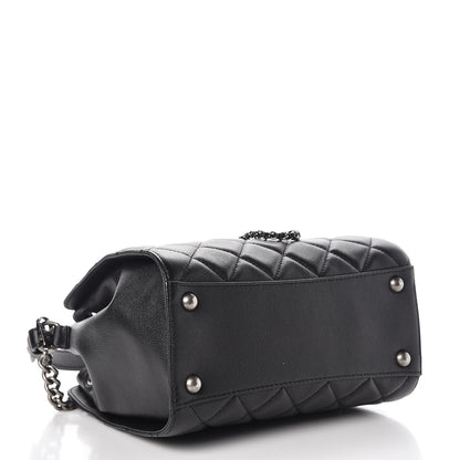 Chanel Caviar Quilted Small CC Bucket Bag Black 4 of 7