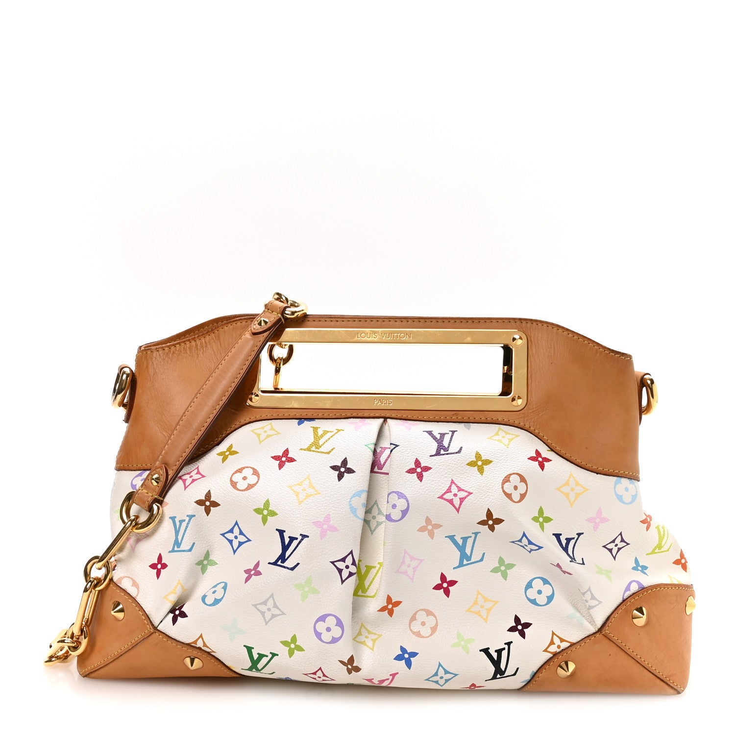 Louis Vuitton Monogram Multicolor Judy GM White 1 of 9