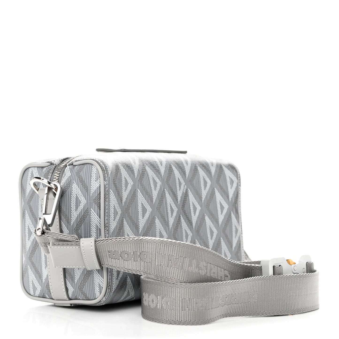 Coated Canvas CD Diamond Lingot 22 Bag Gray