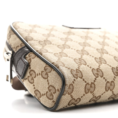 Gucci Monogram Belt Bag Dark Brown 9 of 10
