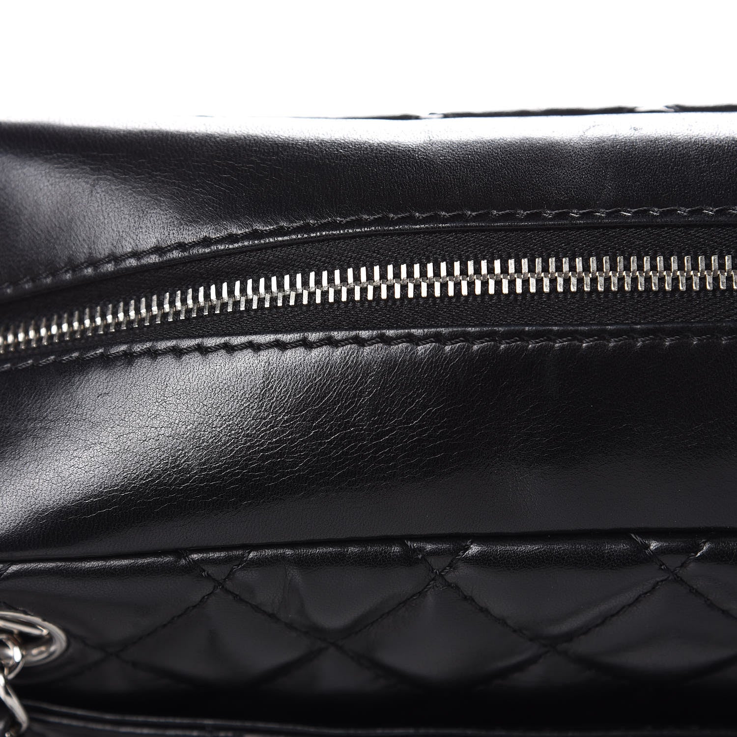 Chanel Lambskin Quilted Medium Camera Case Black 10 of 12