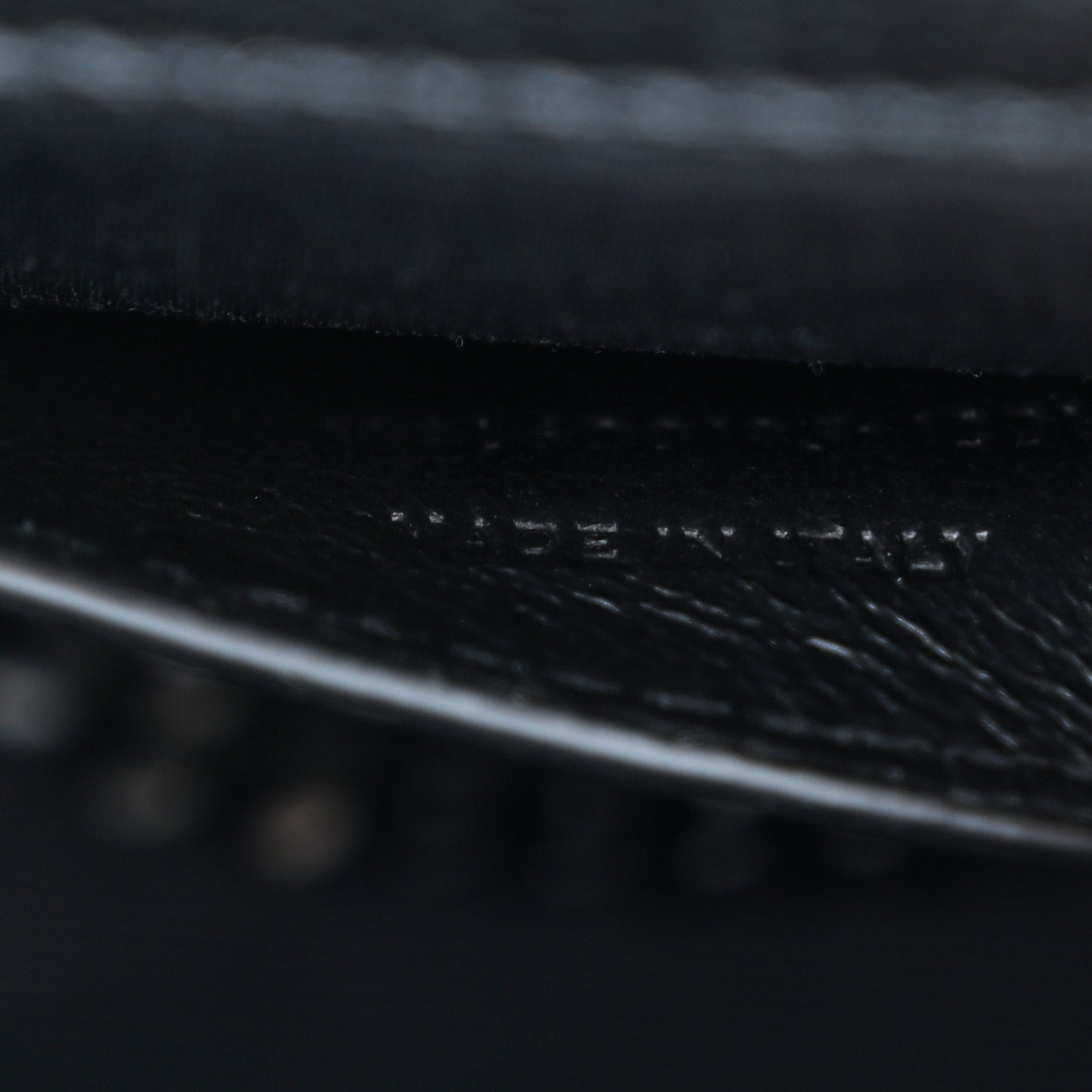Grain De Poudre Textured Mixed Matelasse Triquilt Small Monogram Monochrome Satchel Black