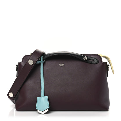 Fendi Vitello Dolce 4 Color Medium By The Way Boston Bag Bordeaux Grano Multicolor 1 of 10