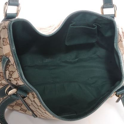Gucci Monogram Abbey Medium Shoulder Bag Green 5 of 7