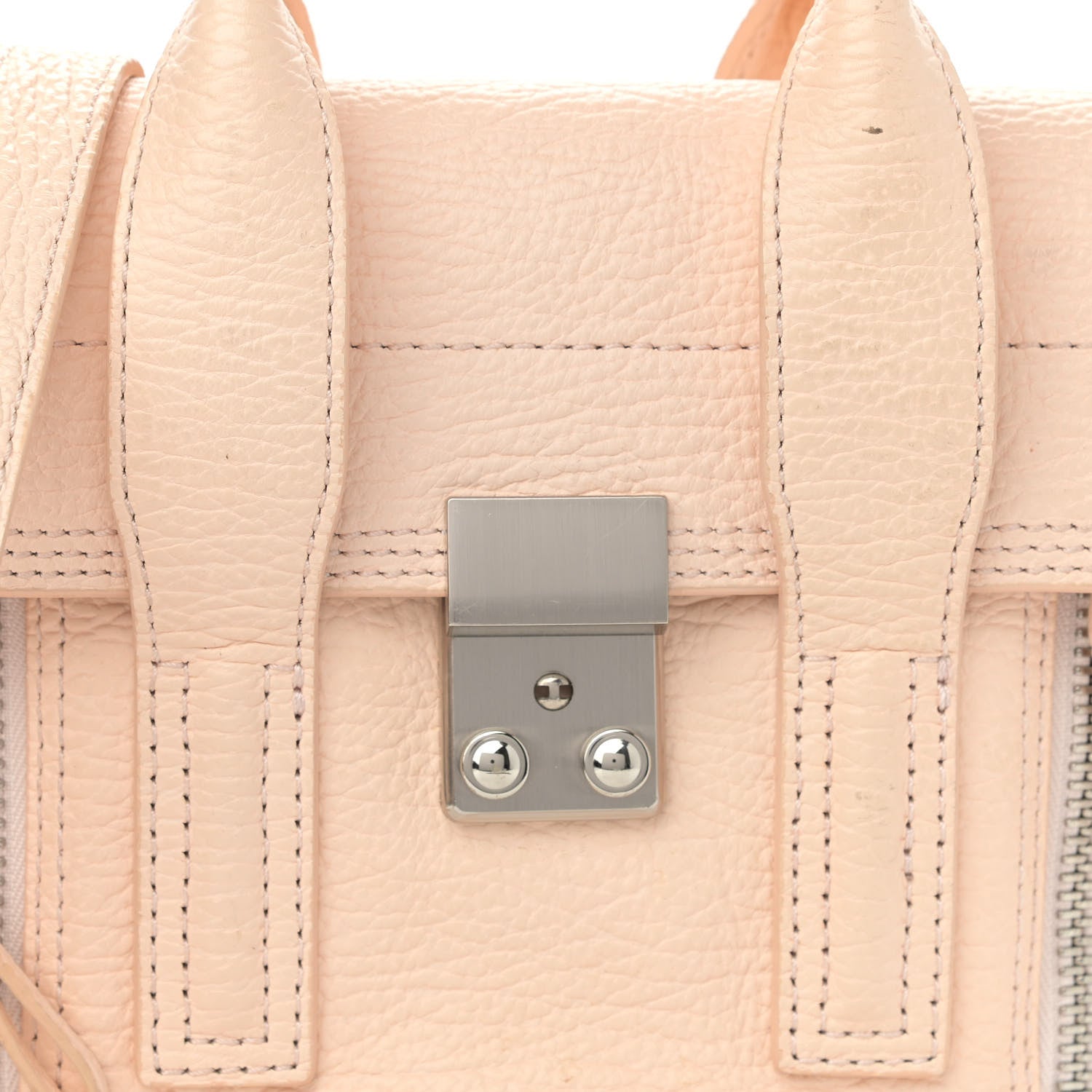 3.1 Phillip Lim Textured Calfskin Mini Pashli Satchel White Peach 8 of 12