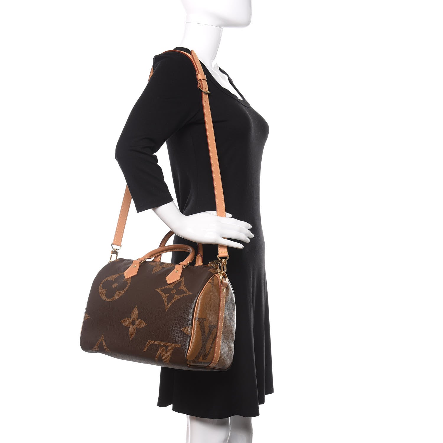 Louis Vuitton Reverse Monogram Giant Speedy Bandouliere 30 2 of 14