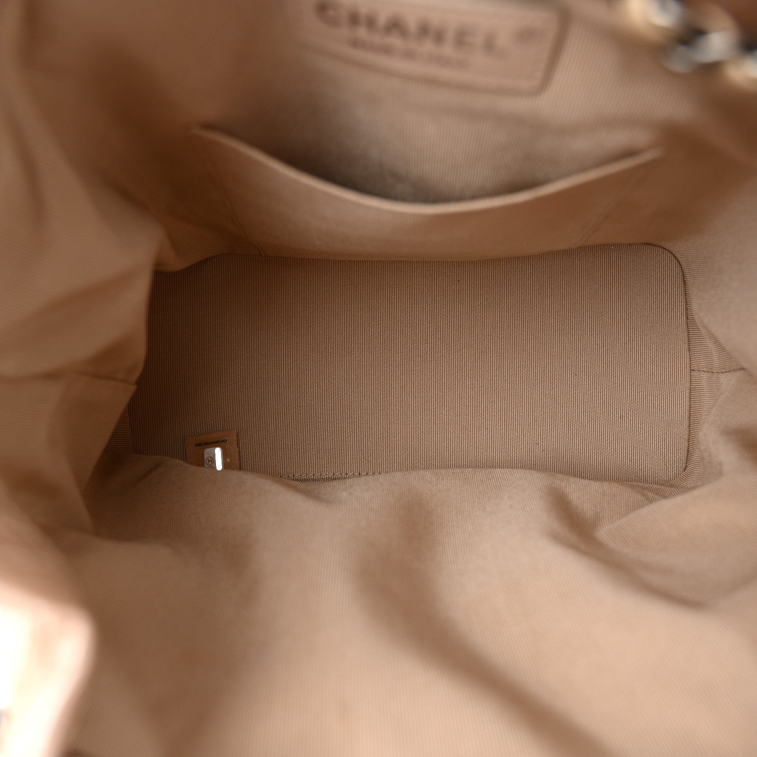 Chanel Iridescent Lambskin Calfskin Small Quilted Gabrielle Backpack Light Pink 5 of 11