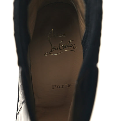 Christian Louboutin Calfskin Shine Me In The 90s 85 Ankle Boots 42 Black 7 of 7