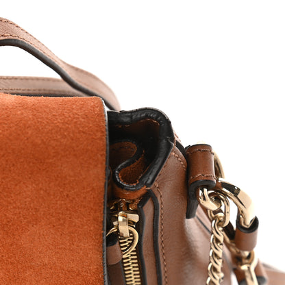 Chloe Suede Calfskin Mini Faye Backpack Tan 10 of 10