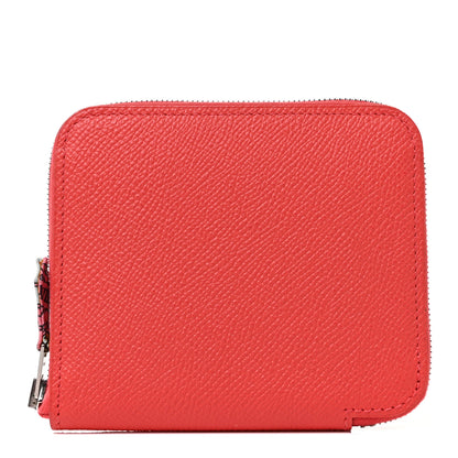 Hermes Epsom Silk'In Compact Wallet Rose Jaipur 1 of 9