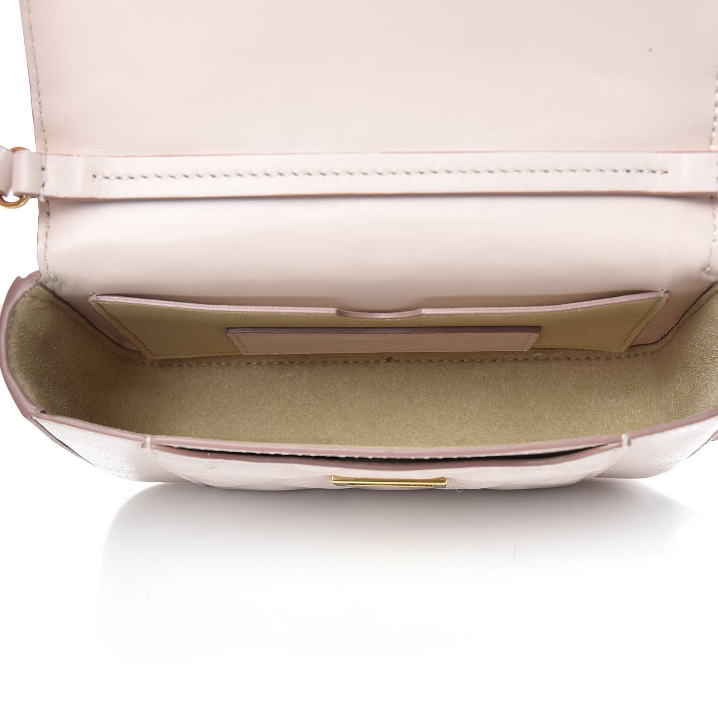 Goatskin Quilted GV3 Mini Pocket Convertible Bag Pale Pink