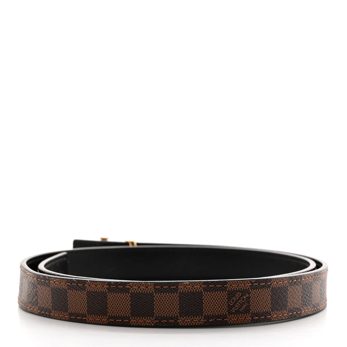 Mini Damier Ebene 25mm LV Initiales Belt 75 30