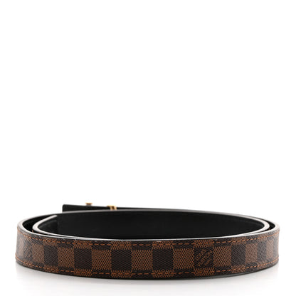 Louis Vuitton Mini Damier Ebene 25mm LV Initiales Belt 75 30 2 of 6
