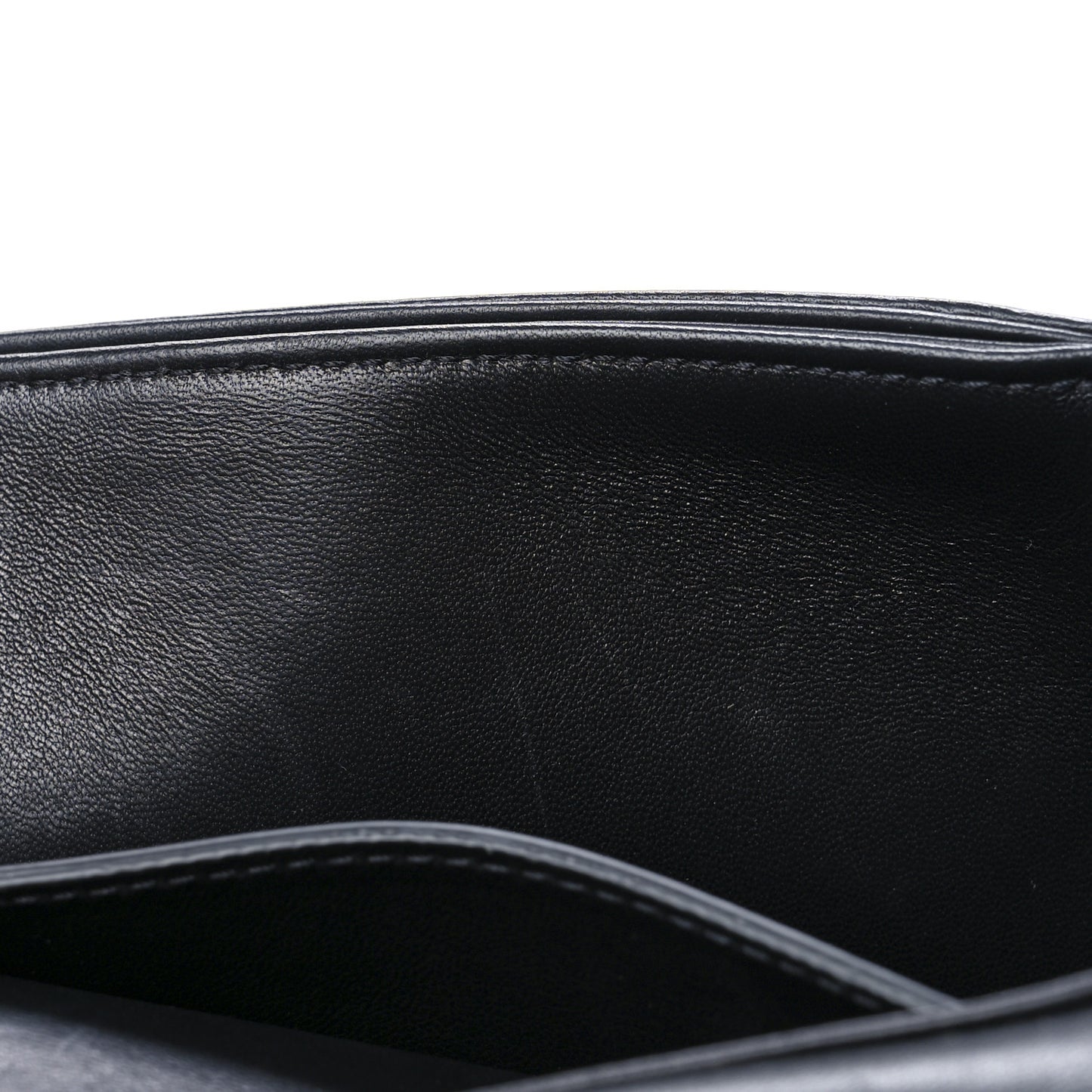 Nappa One Stud Chain Clutch Black