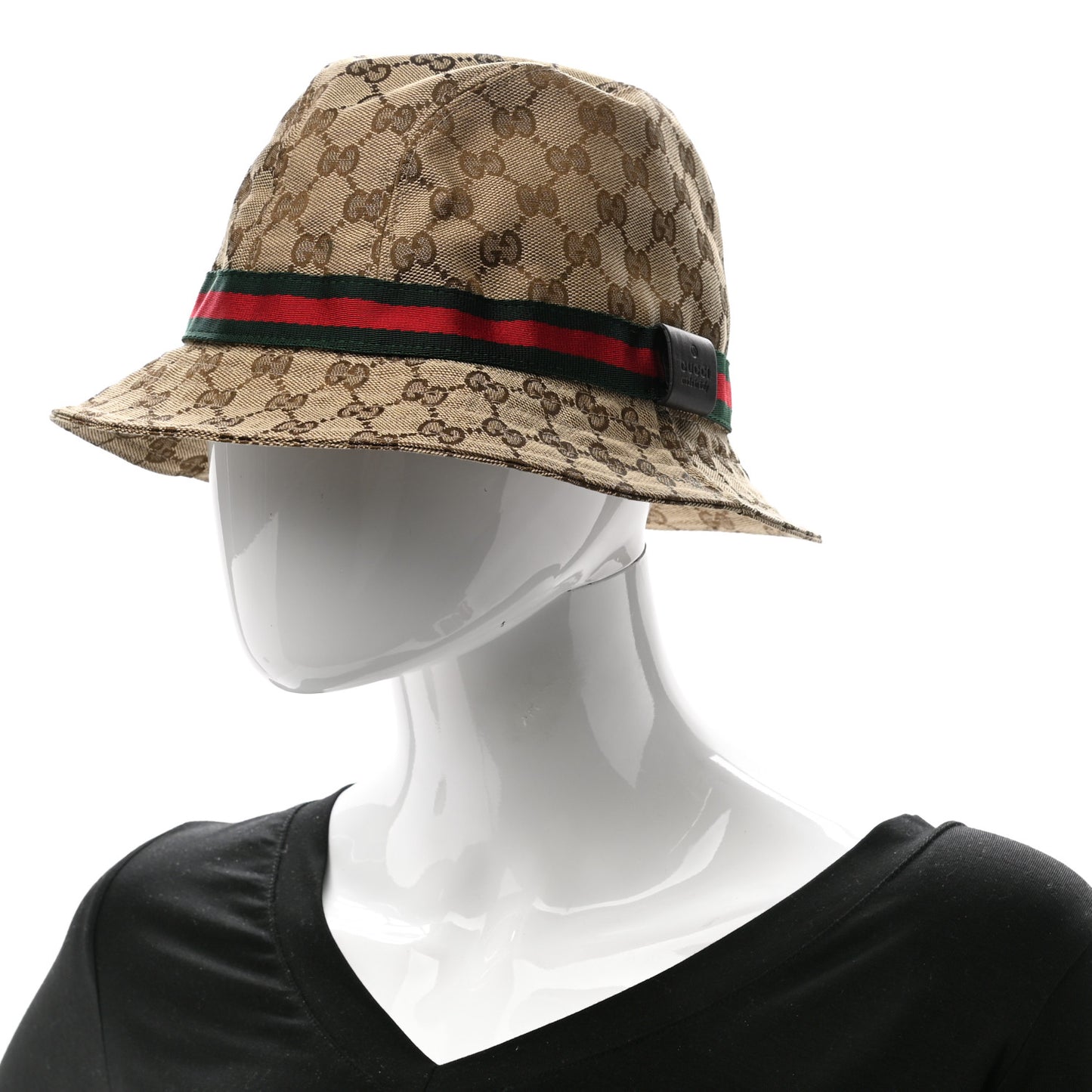 Monogram Web Bucket Hat XL Brown