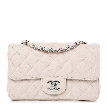 Chanel Caviar Quilted Mini Rectangular Flap Light Beige 1 of 10