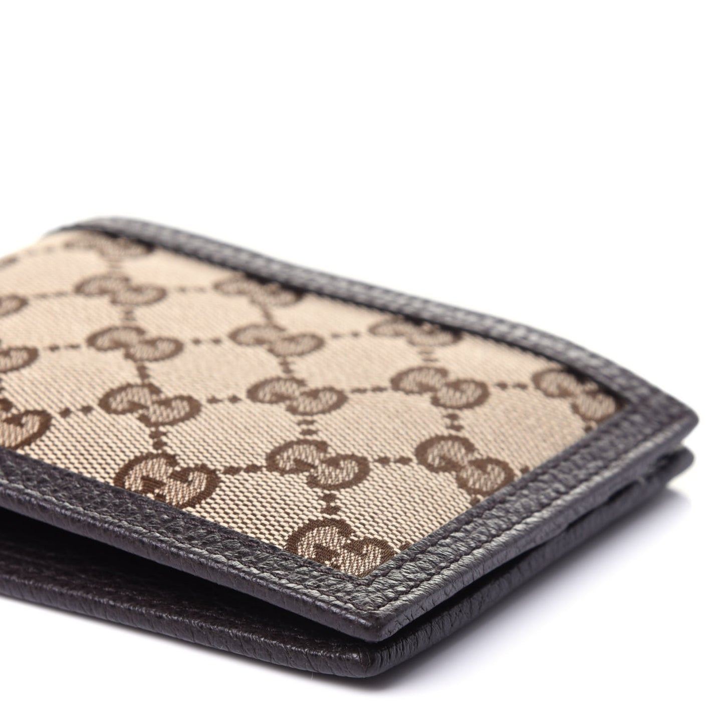 Monogram Mens Bi-Fold Wallet Brown
