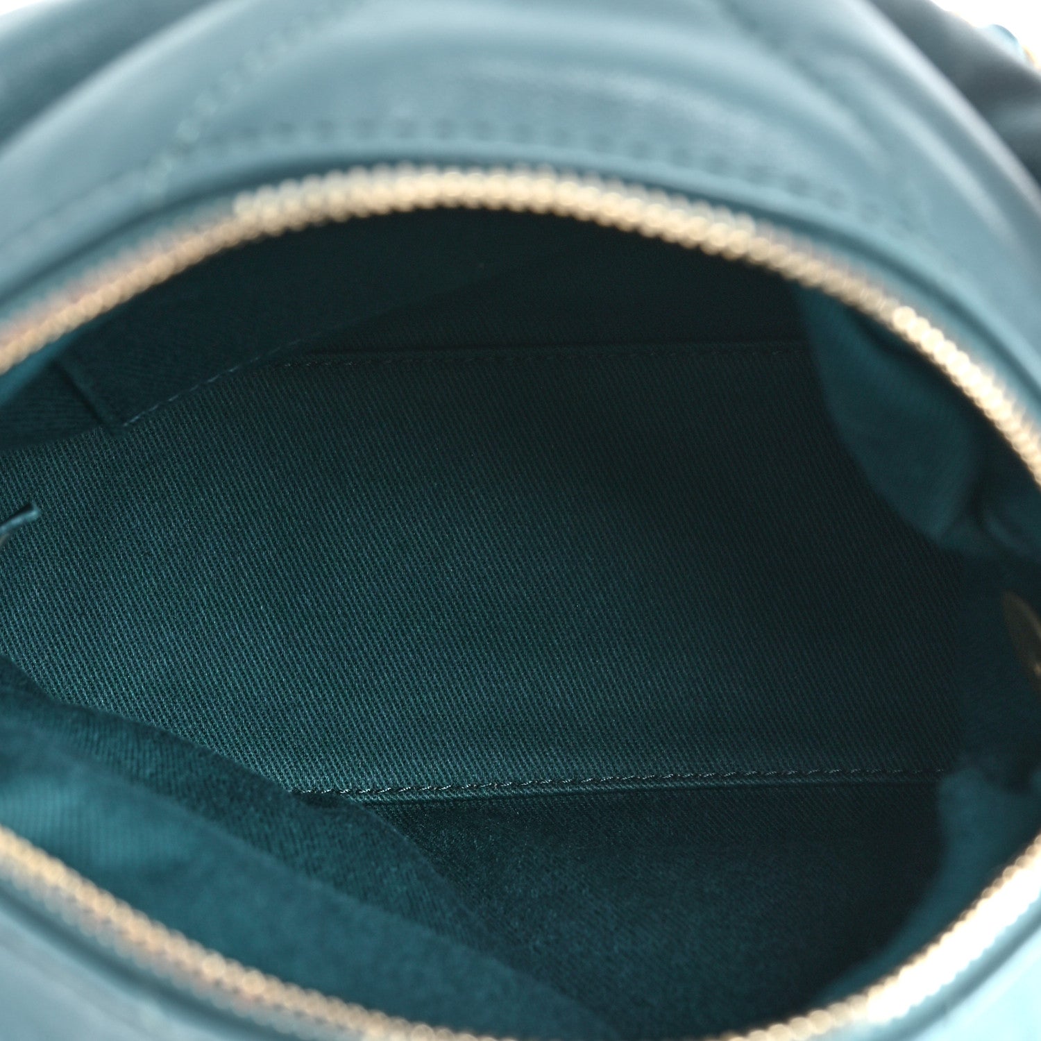 Chanel Lambskin Quilted Small Bowling Bag Turquoise 5 of 9