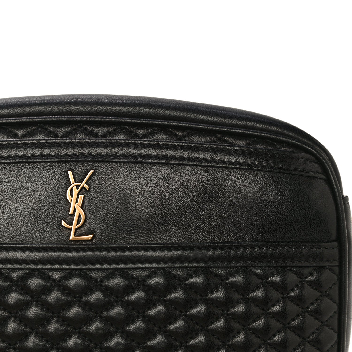 Saint Laurent Lambskin Quilted Victoire Camera Bag Black 11 of 22