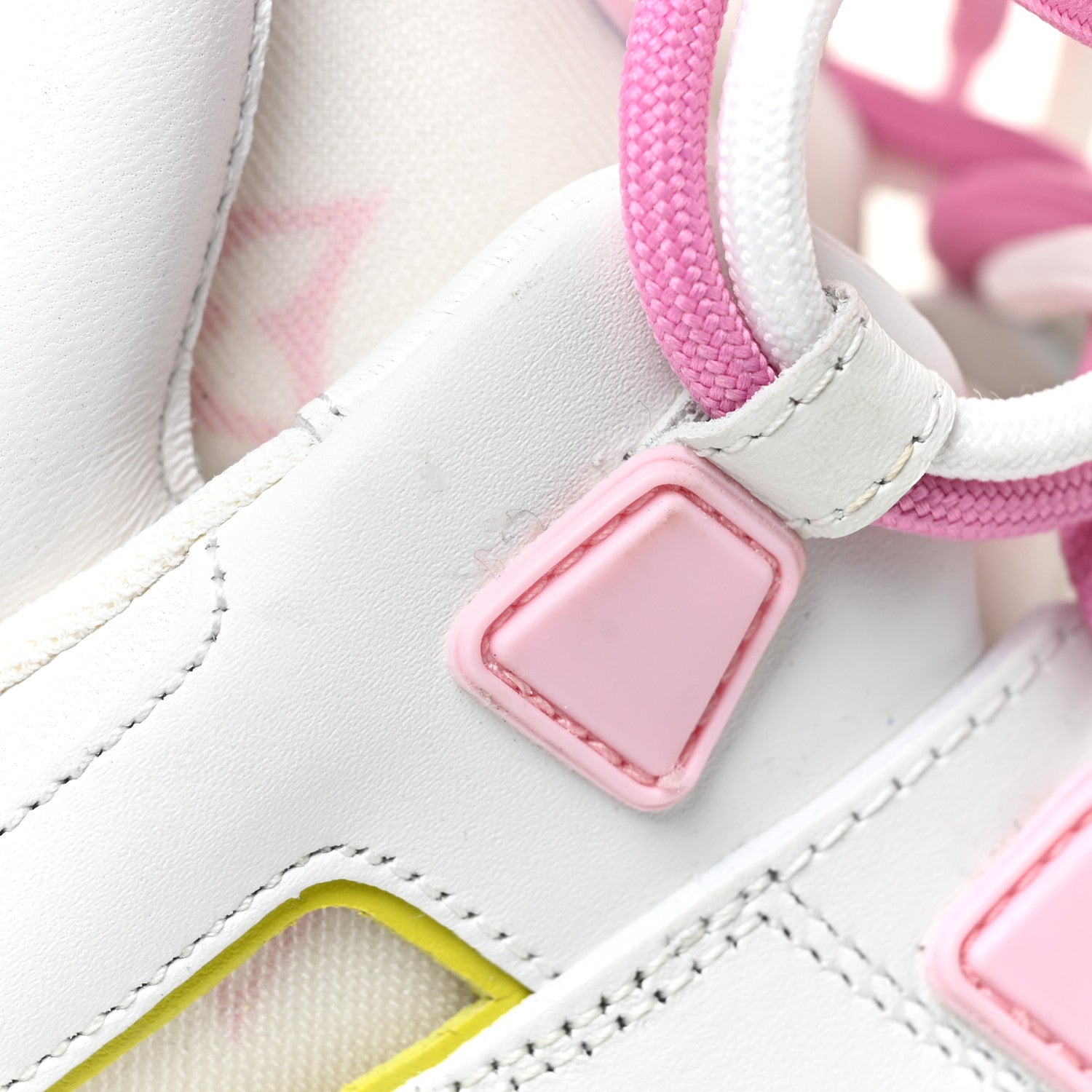 Louis Vuitton Calfskin Technical Nylon LV Archlight Sneakers 40 White Pink Yellow 16 of 17