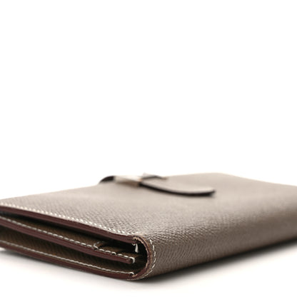 Hermes Epsom Bearn Gusset Wallet Etoupe 8 of 9