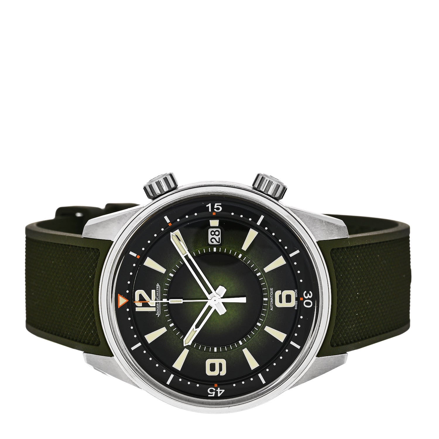 Jaeger-LeCoultre Stainless Steel Rubber 42mm Polaris Automatic Watch Green Q906863J 2 of 5