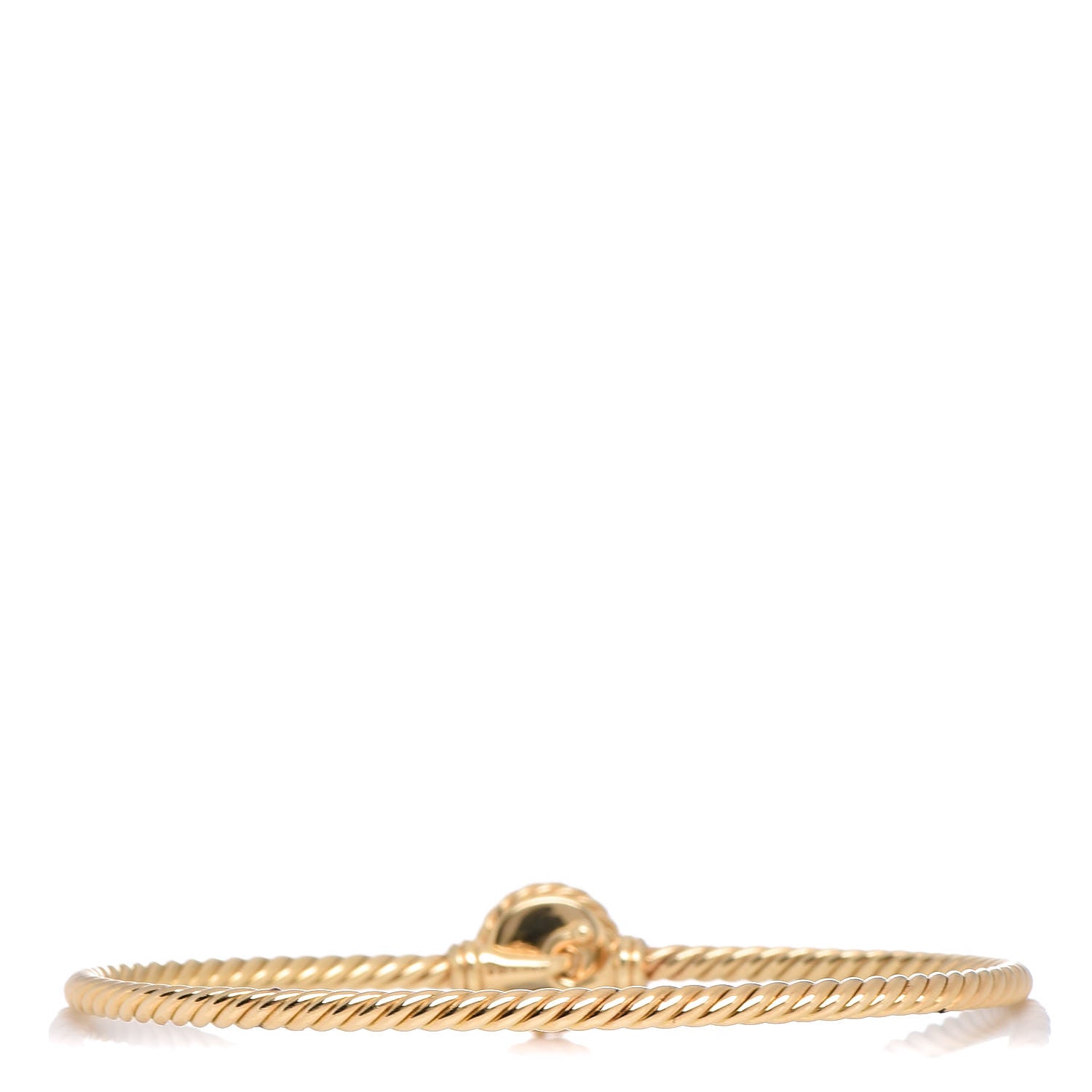 David Yurman 18K Yellow Gold Garnet Chatelaine Bracelet 3 of 4