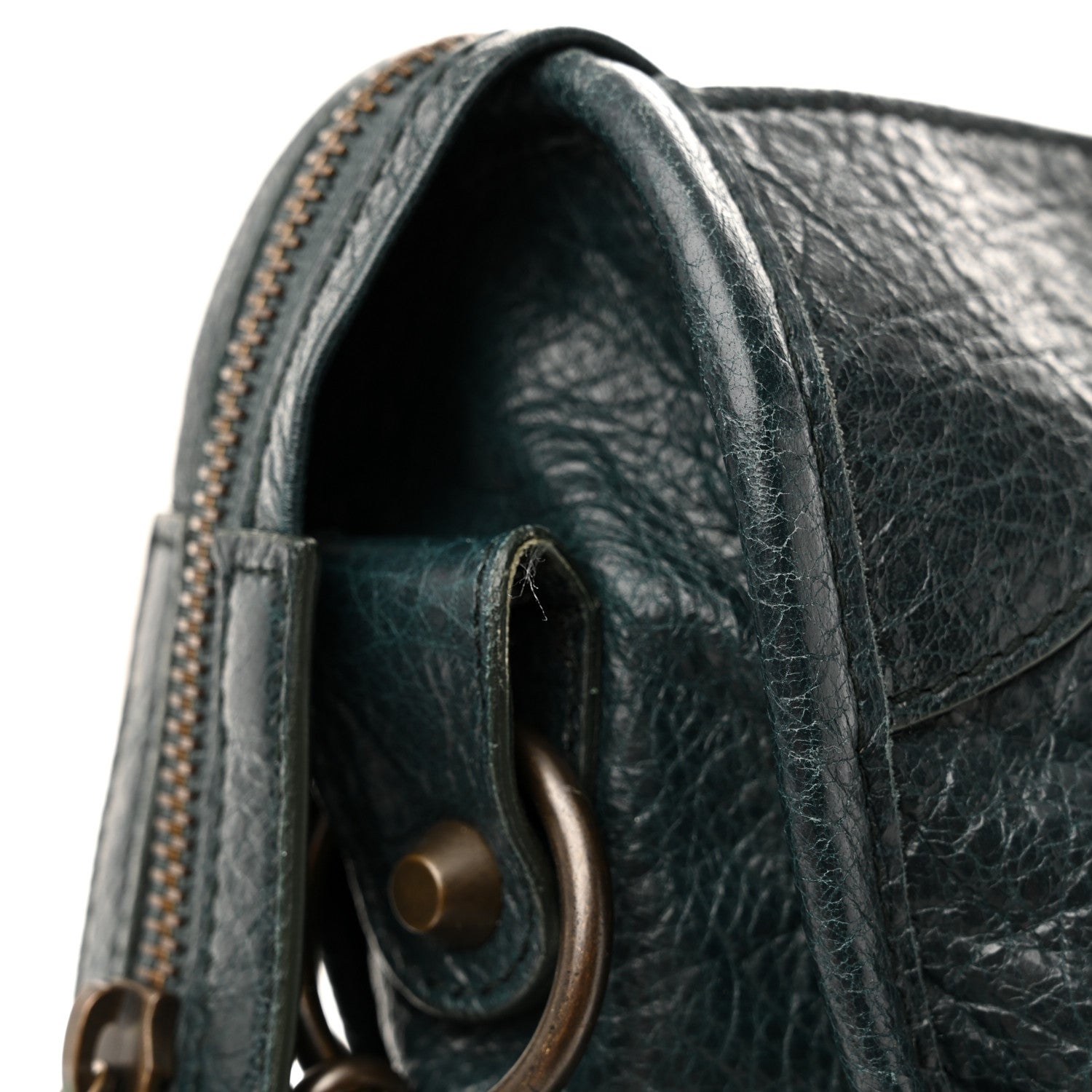 Balenciaga Agneau Classic Hardware City Vert Pinede 15 of 16