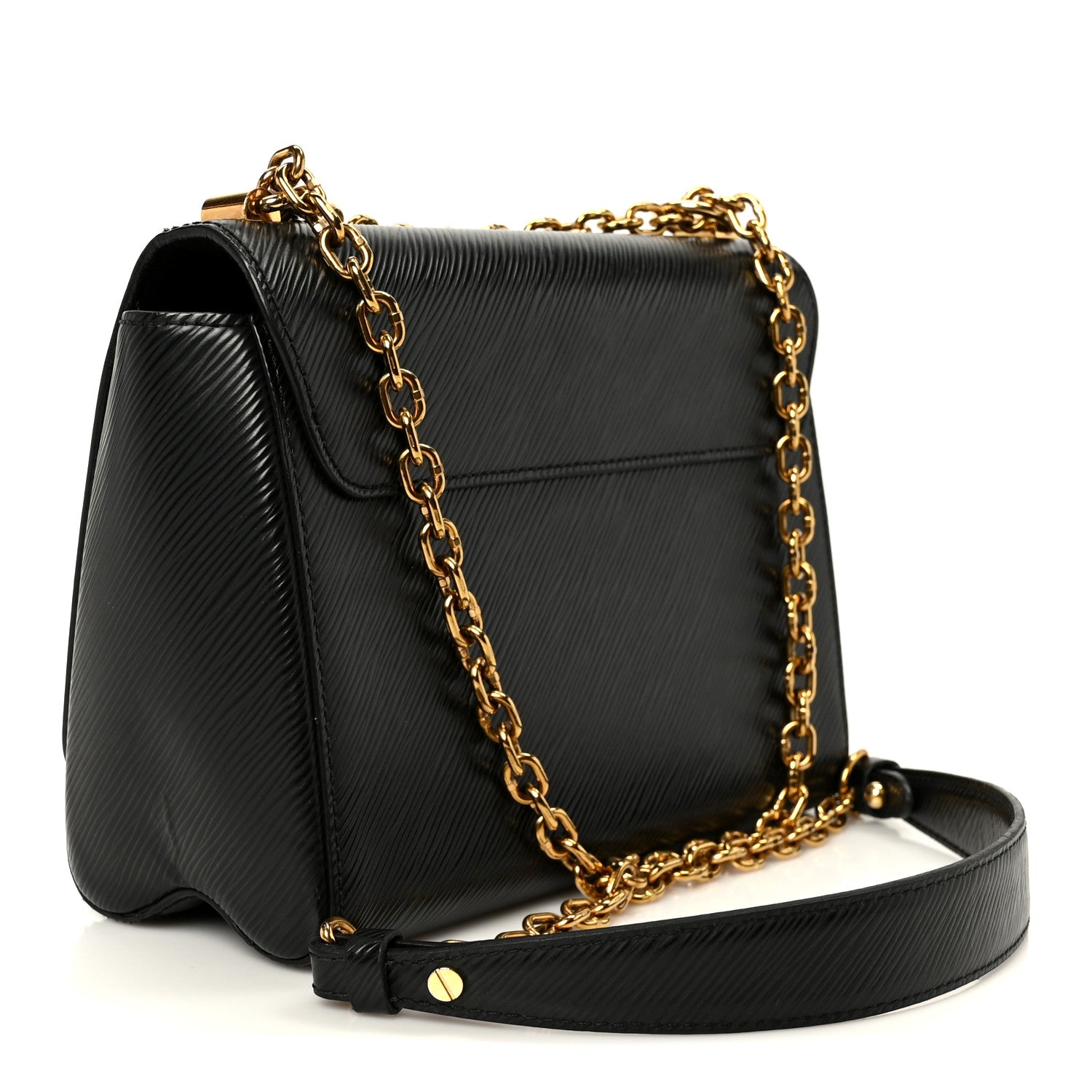 Louis Vuitton Epi Twist Shoulder Bag MM Black 4 of 11