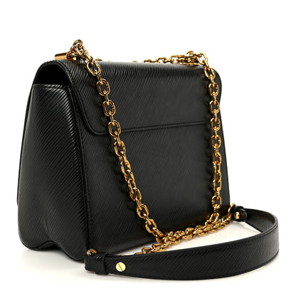 Louis Vuitton Epi Twist Shoulder Bag MM Black 4 of 11