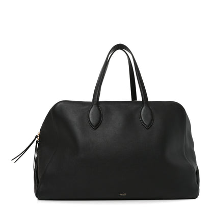 Khaite Pebbled Calfskin Large Maeve Weekender Bag Black 1 of 9