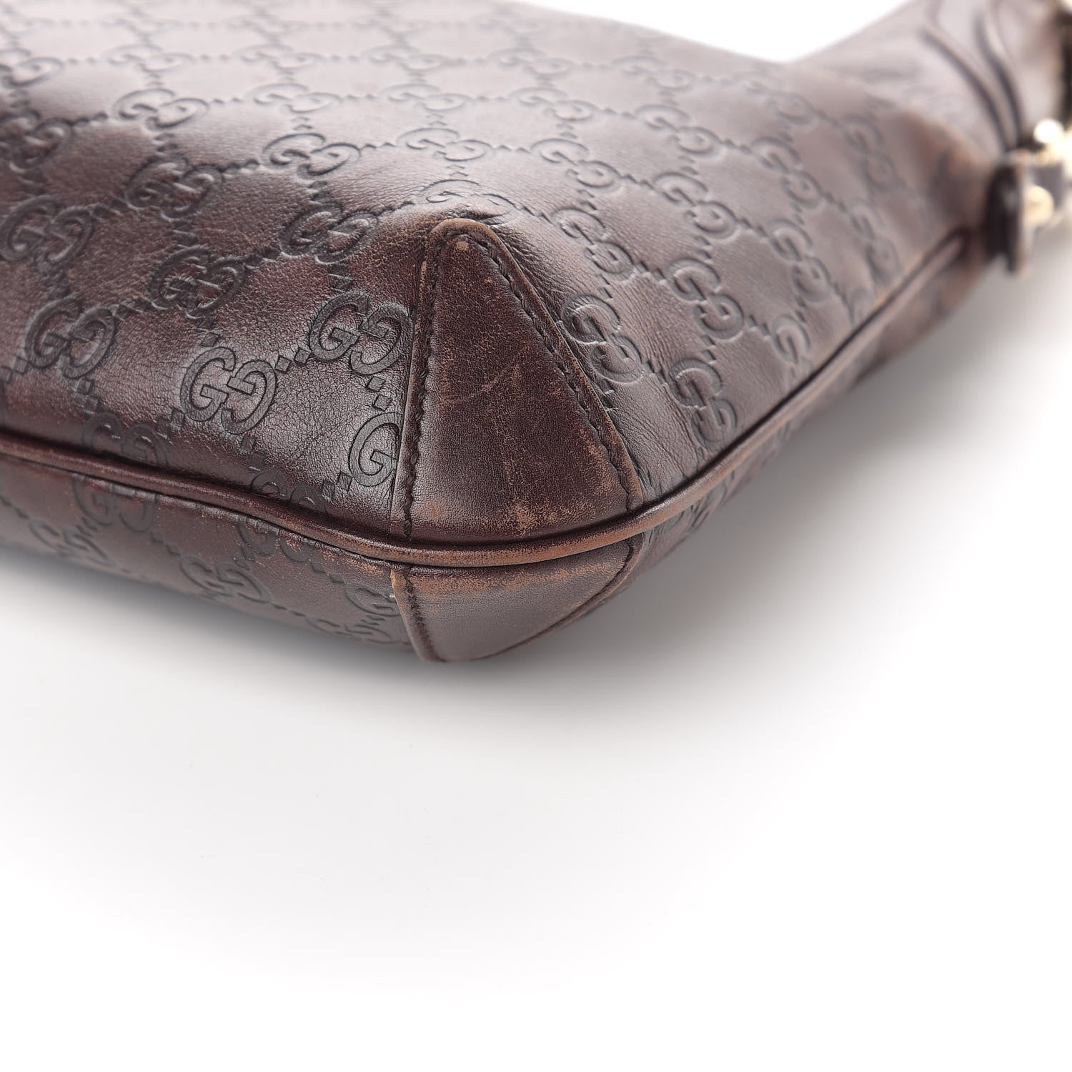 Gucci Guccissima Creole Hobo Chocolate 9 of 17