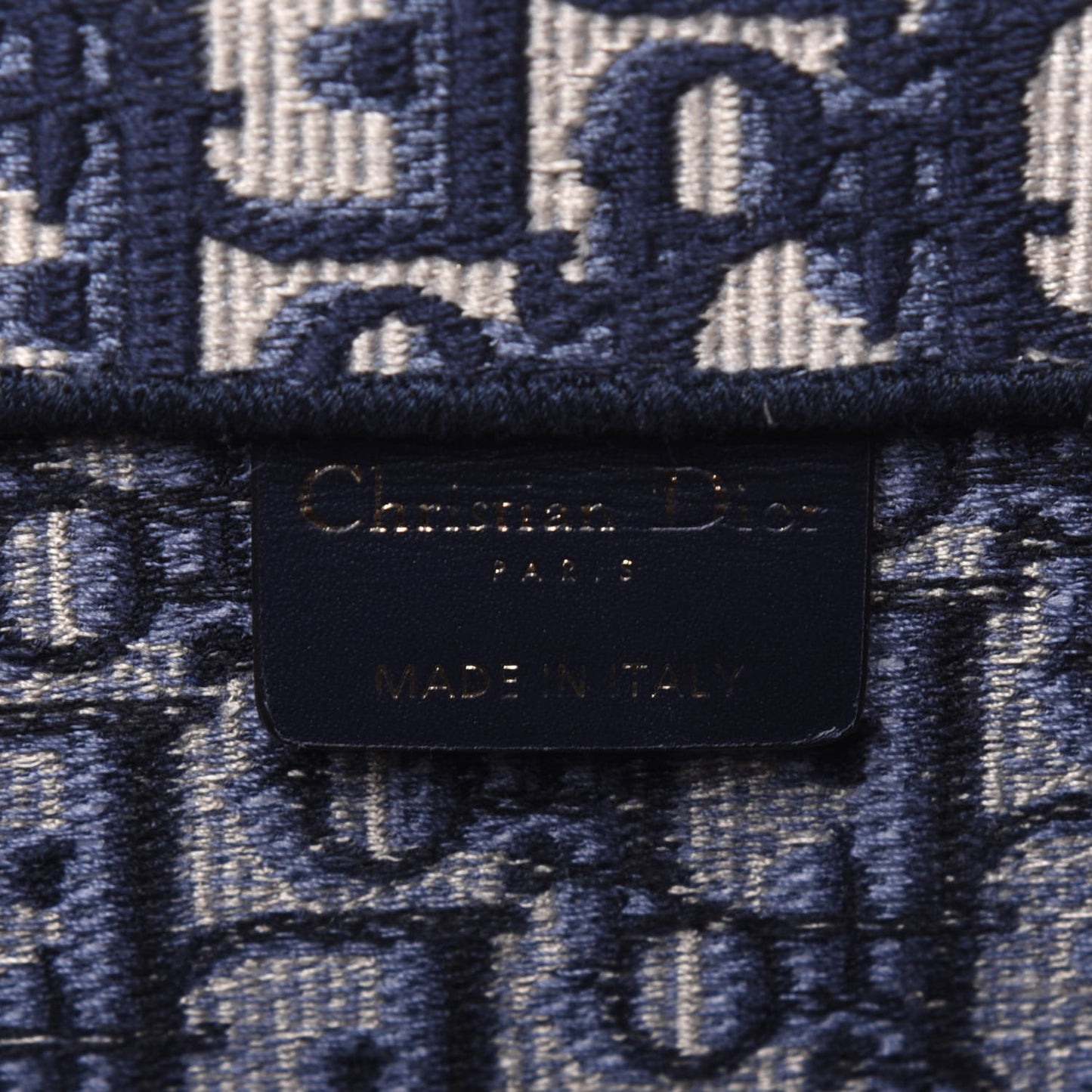 Oblique Medium Book Tote Blue Multicolor