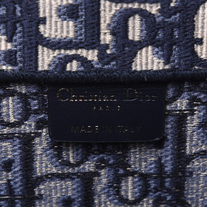 Christian Dior Oblique Medium Book Tote Blue Multicolor 6 of 14