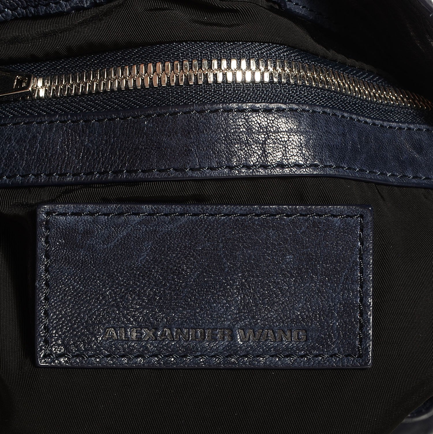 Alexander Wang Pebbled Lambskin Diego Bucket Bag Neptune 6 of 6