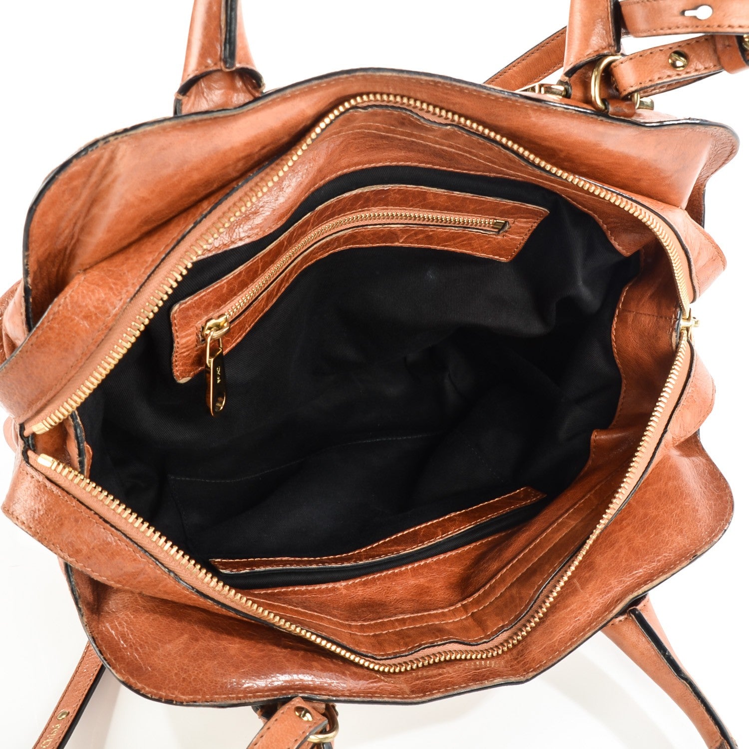 Chloe Calfskin Medium Ethel Satchel Tan 10 of 12