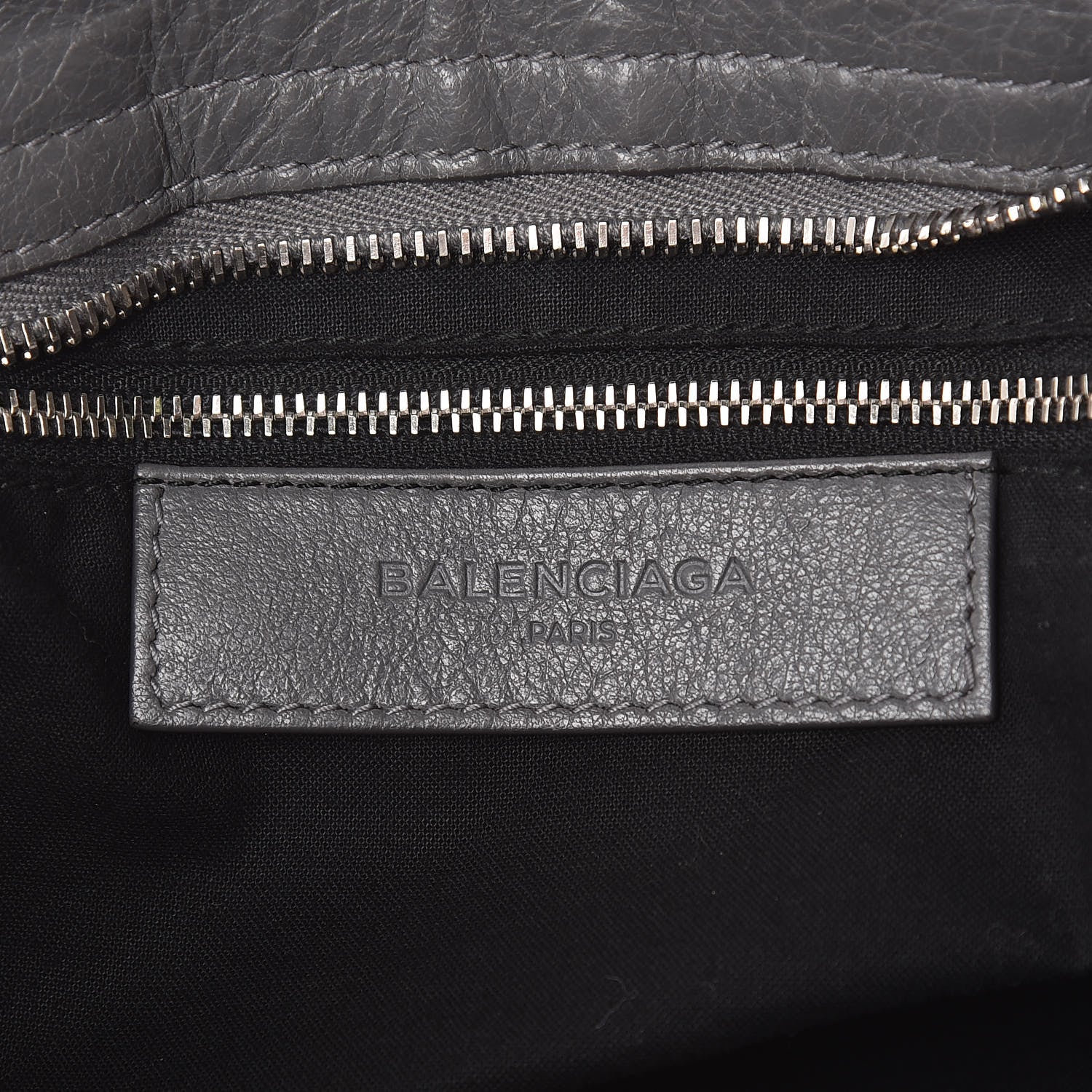 Balenciaga Agneau Silver Metallic Edge Hardware City Gris Cendre 8 of 14