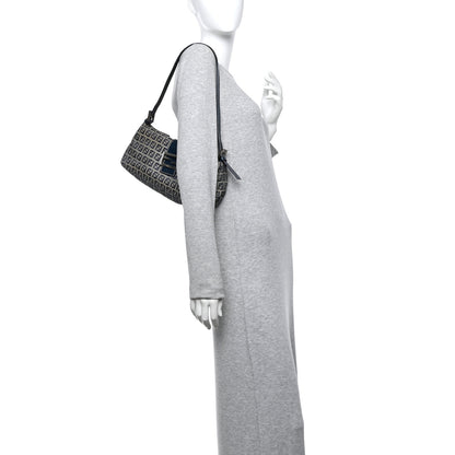 Fendi Zucchino Mini Mama Baguette Navy 2 of 10
