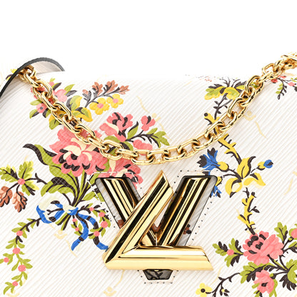Louis Vuitton Epi Romantic Blossoms Twist Shoulder Bag MM White 8 of 10