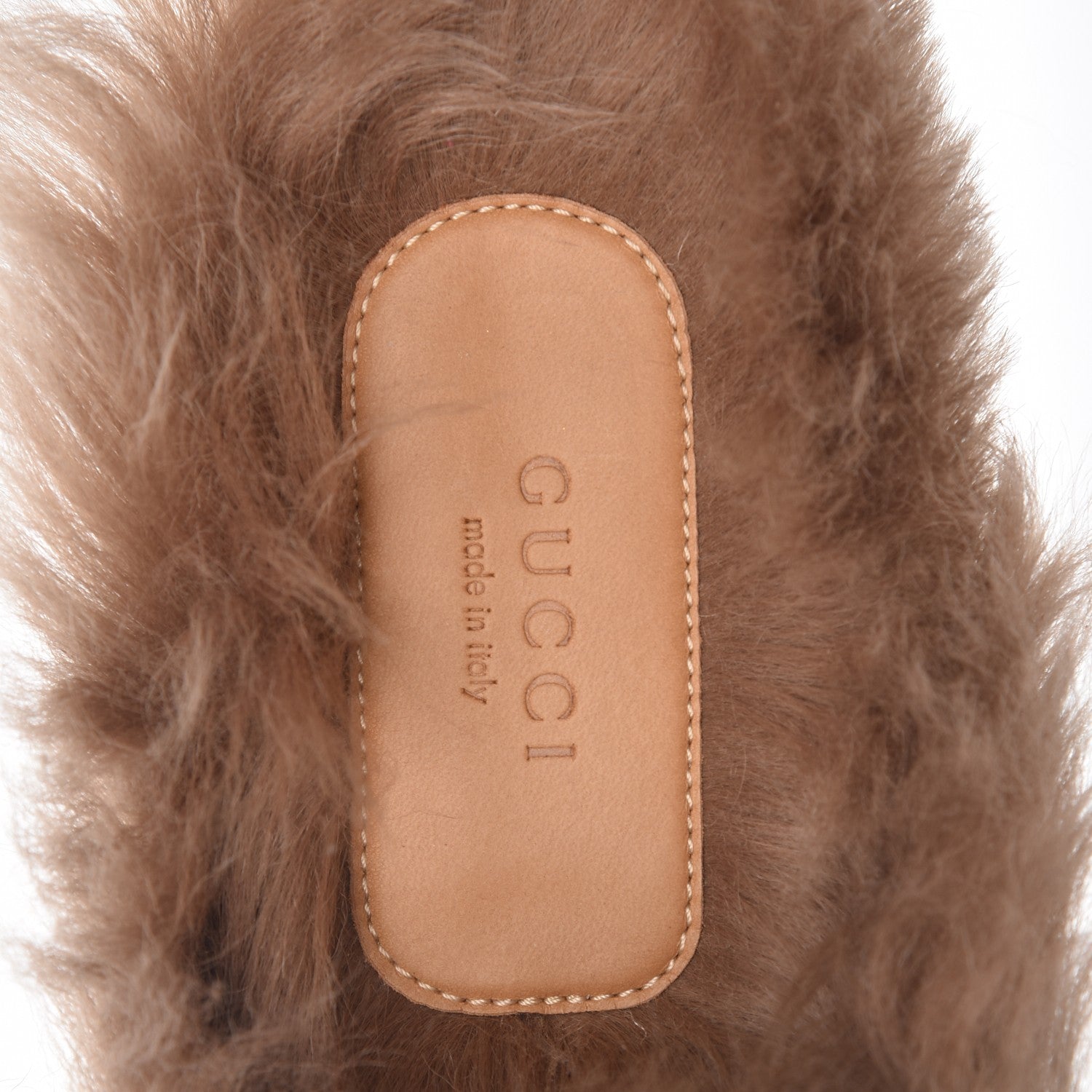 Gucci Calfskin Fur Princetown Slippers 41 Black 7 of 8