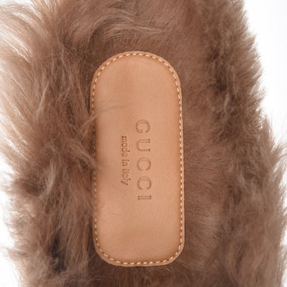 Gucci Calfskin Fur Princetown Slippers 41 Black 7 of 8