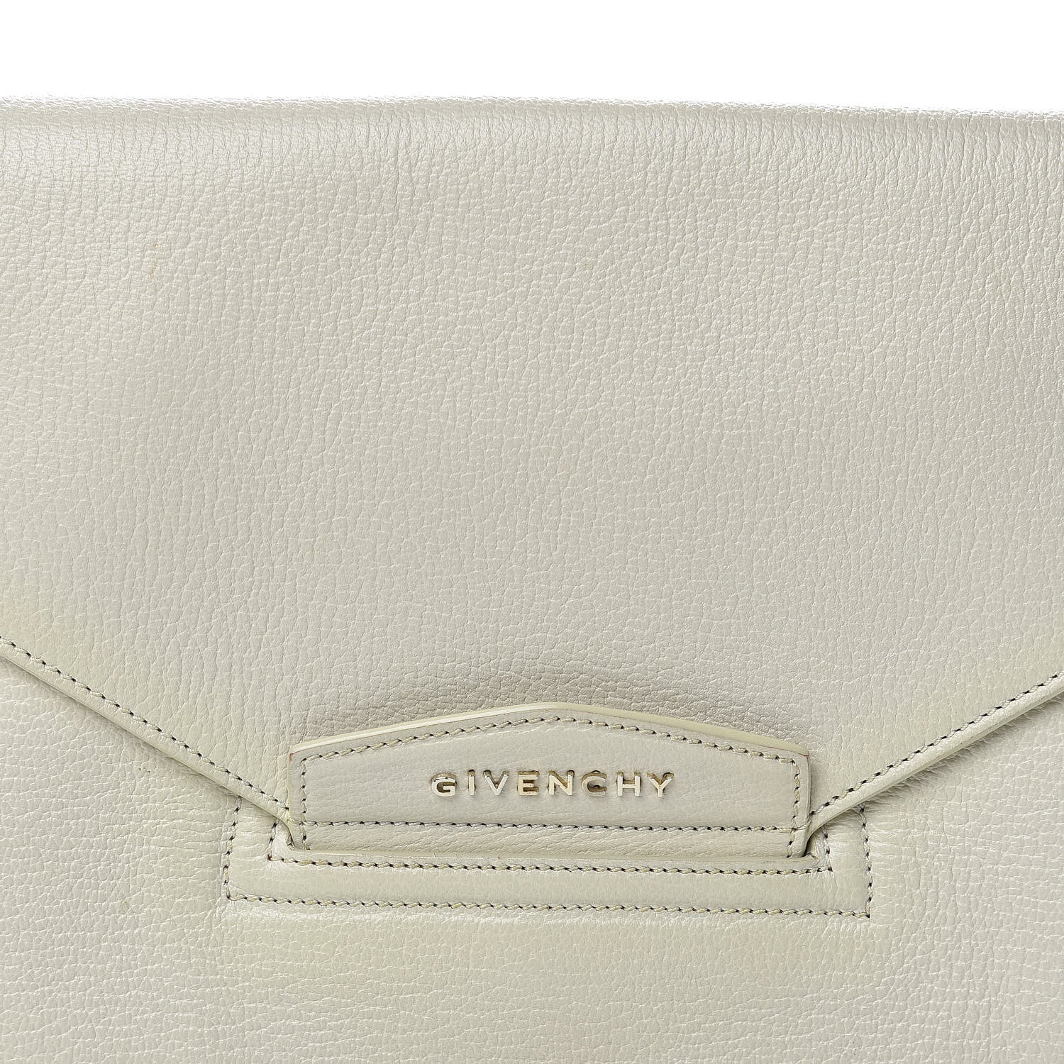 Givenchy Sugar Goatskin Medium Antigona Envelope Clutch Ivory 14 of 17