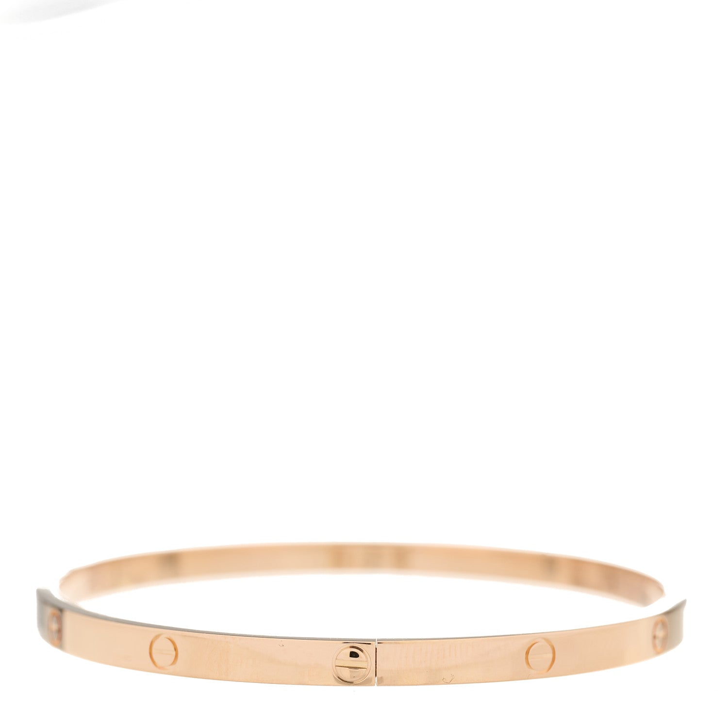 Cartier 18K Pink Gold Small LOVE Bracelet 18 7 of 9