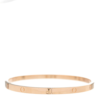 Cartier 18K Pink Gold Small LOVE Bracelet 18 7 of 9