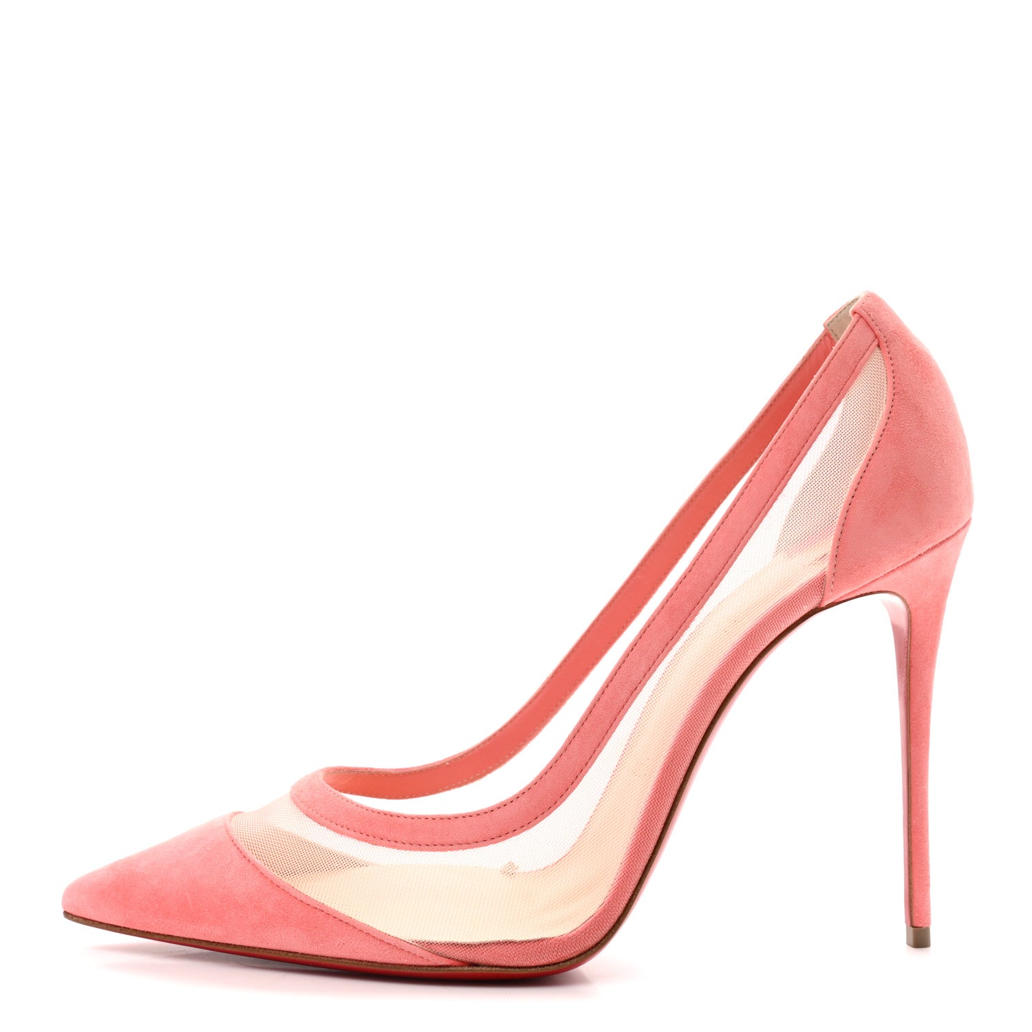 Christian Louboutin Veau Velours Rete Galativi 100 Pumps 41 Operette 1 of 9