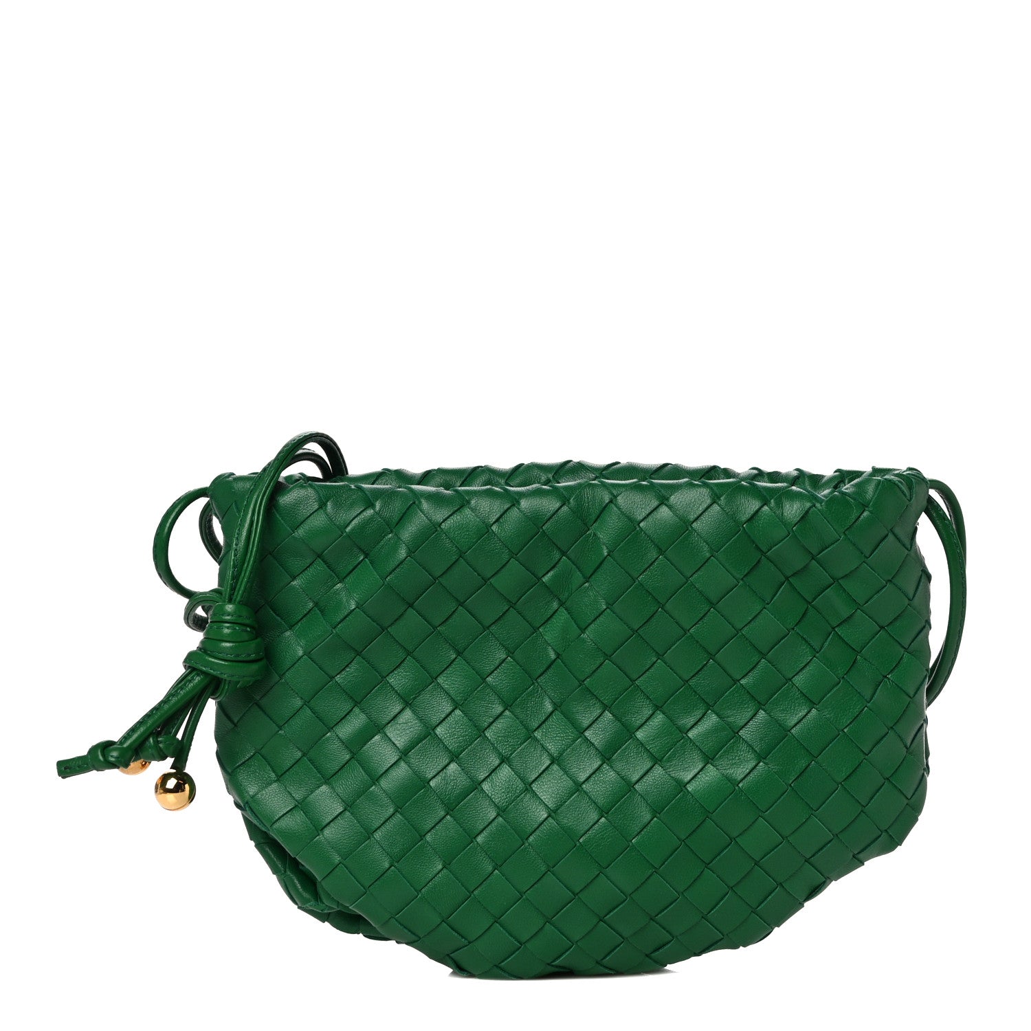 Bottega Veneta Nappa Intrecciato Mini Bulb Racing Green 1 of 10