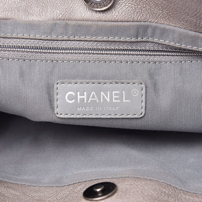 Chanel Calfskin Large Trianon Tote Grey 7 of 11