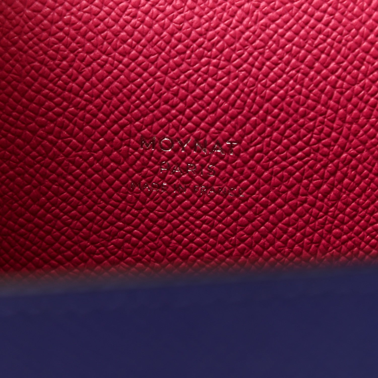 Moynat Carat Calfskin Madeleine Clutch Purple 5 of 5