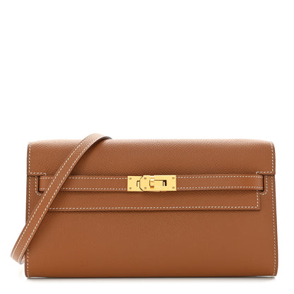 Hermes Epsom Kelly Wallet To Go Gold 1 of 9