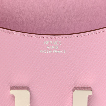 Hermes Epsom Constance Slim Wallet Mauve Sylvestre 7 of 9